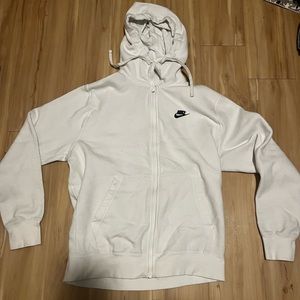 White Nike hoodie Men’s Medium